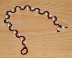 Pearl Squiggle Bracelet