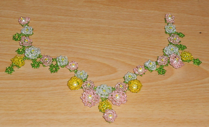 Flower Fairy Necklace WIP