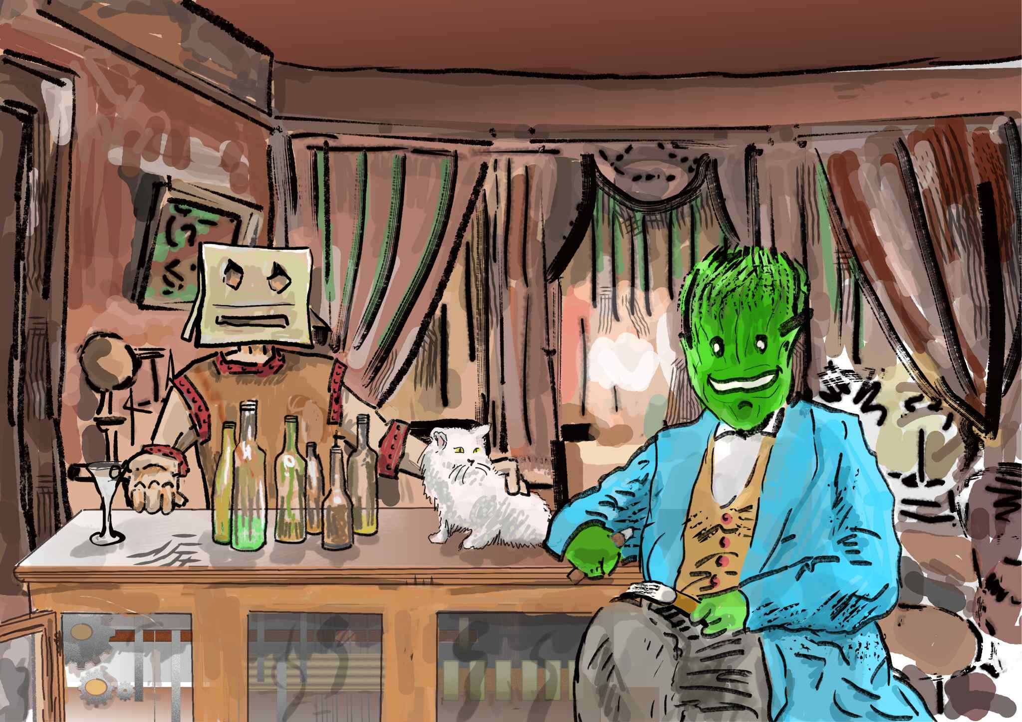 Professor Cabbage And The Indifference Engine By Lauraseabrook On Deviantart