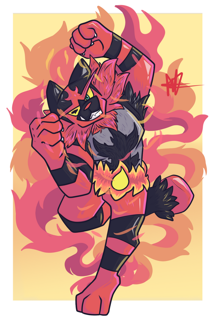 Chibi Incinaroar Iincineroar by birdoart on DeviantArt