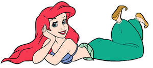 Ariel in harem pants