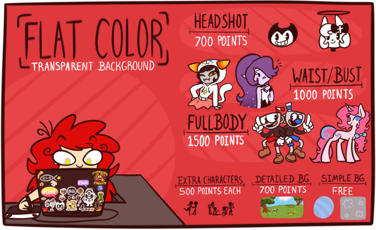 Commission Flat Color Updated by Starrtoon Commission Flat Color Updated by Starrtoon