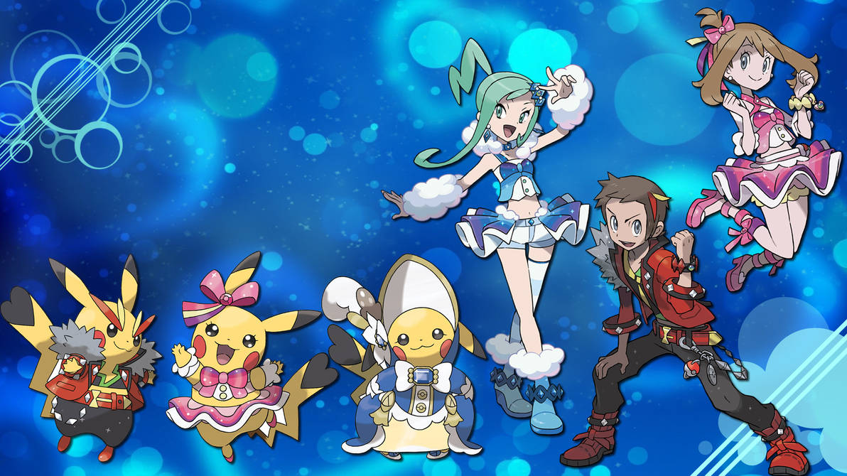 Pokemon contest wallpaper by Larkie2 on DeviantArt
