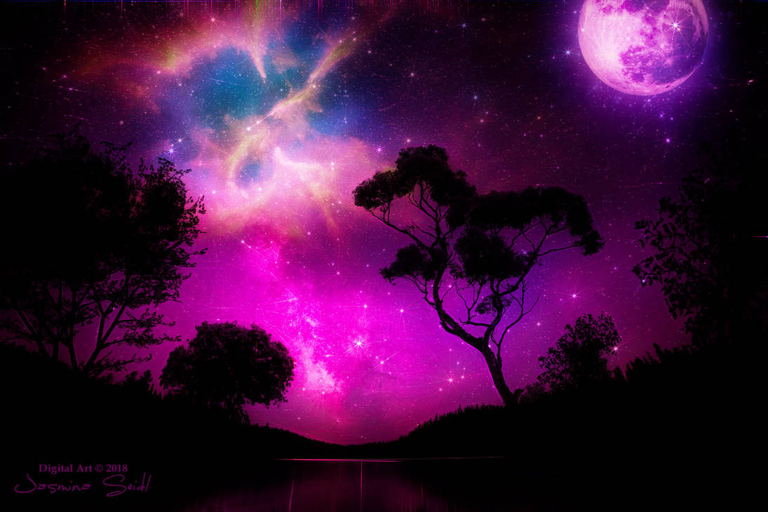 Purple Sky by JassysART on DeviantArt