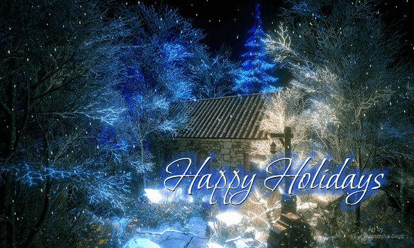 Happy Holidays - Snow Animation