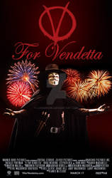 V For Vendetta (Fireworks) by LunArrow