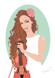 Violinista by AleksandraTorbina