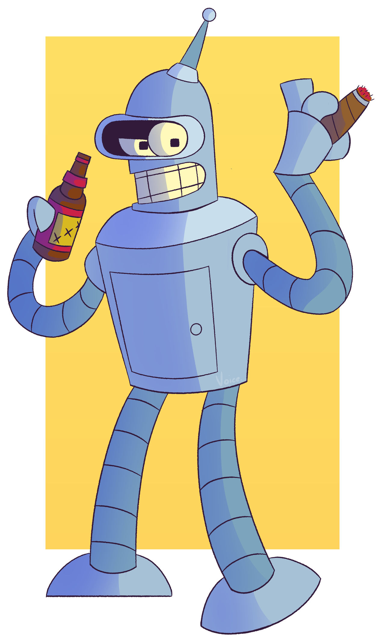 Bender Multitasking BENDER RENDER by Whisperingvoicee on DeviantArt