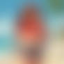 ai-cute soft woman on the beach