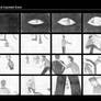 Comic Book Scene Storyboard