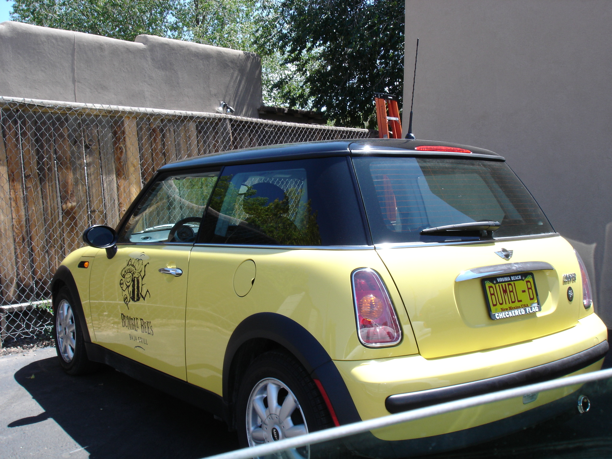 Yellow Car Stock