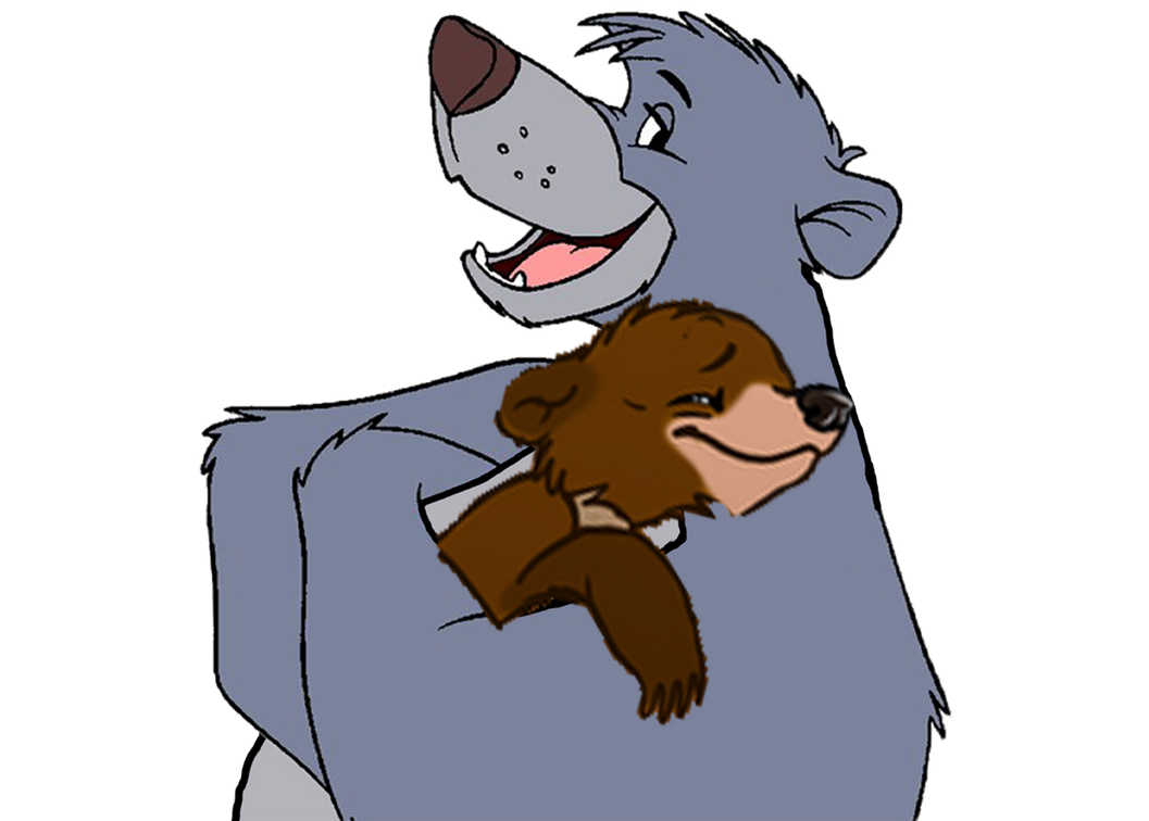 Baloo Render Baloo hugs Koda by Kenailover3624 on DeviantArt