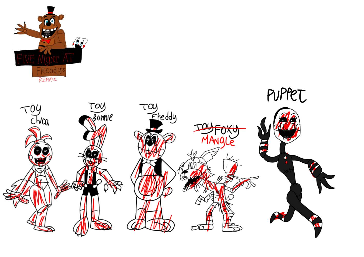 Five Night at Freddy's 2 movie by lionshishka on DeviantArt