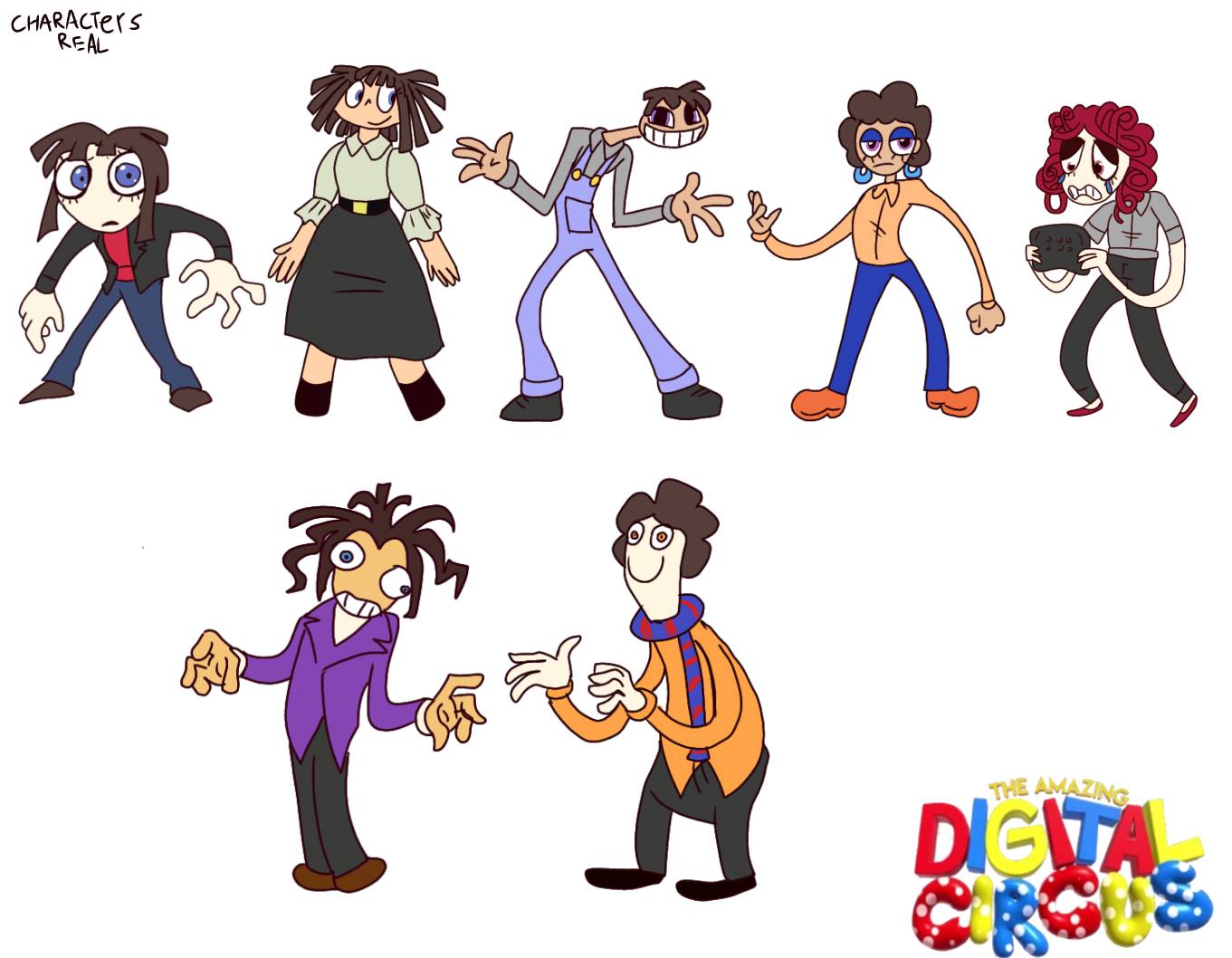 ( TaDC ) Real characters art by lionshishka on DeviantArt