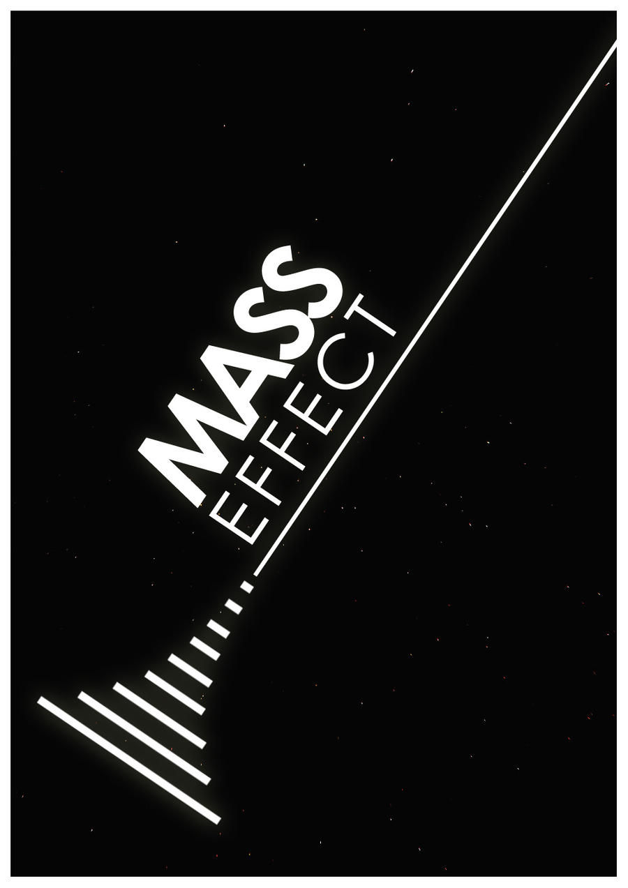 minimalist video game posters 2  -  Mass Effect