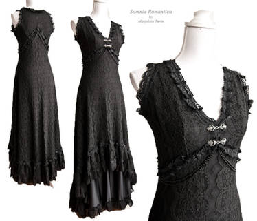 Dress Art Nouveau black, by Somnia Romantica