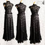 Dress art nouveau dark gothic vampire