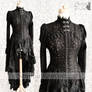 cardigan victorian steampunk gothic black lace