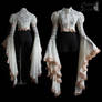 Angelic ghostly dreamy Art Nouveau shrug