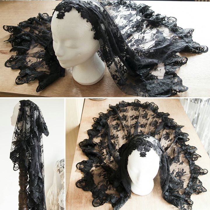 black lace veil somnia romantica by M. Turin