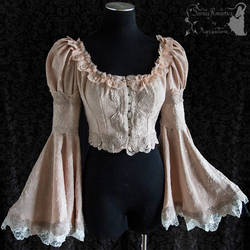 Romantic Victorian Art Nouveau bolero jacket