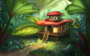 Little house in the woods