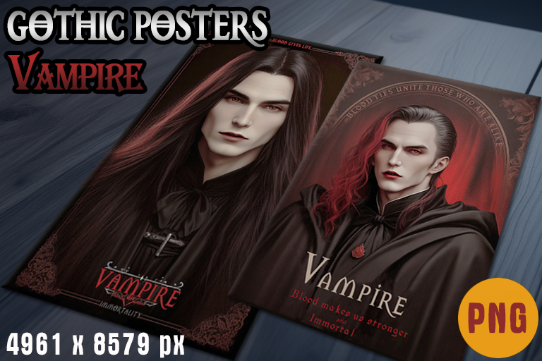 Gothic Vampire Posters - PNG by Hisoka16 on DeviantArt