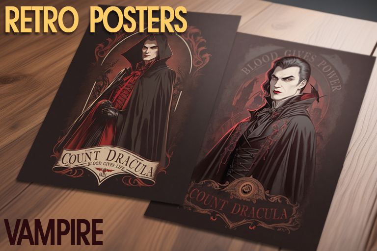 Retro Vampire Posters PNG by Hisoka16 on DeviantArt