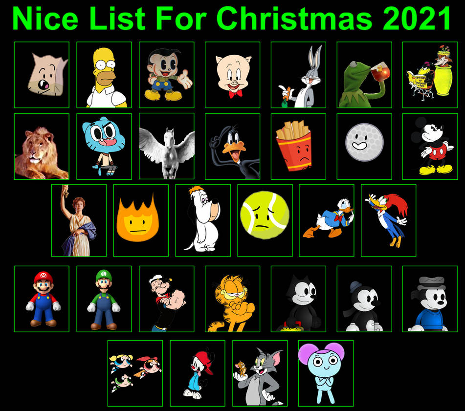 Nice List 2021 by theorangesunburst on DeviantArt