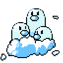 Water/Flying Dugtrio [Pixel Art]