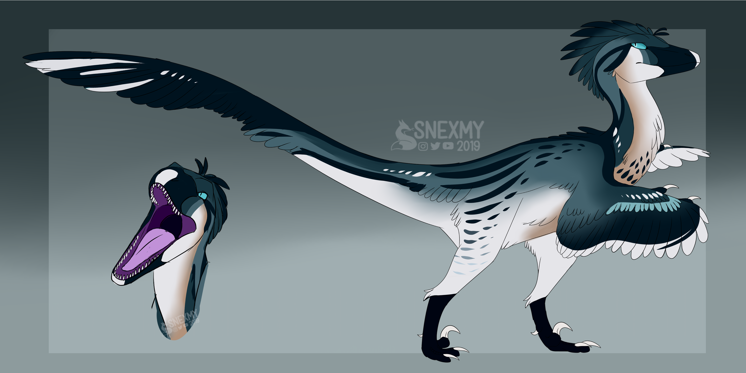 Raven Utah Raptor Custom Designer - Dinosaur / Utahraptor by SnexMy on DeviantArt