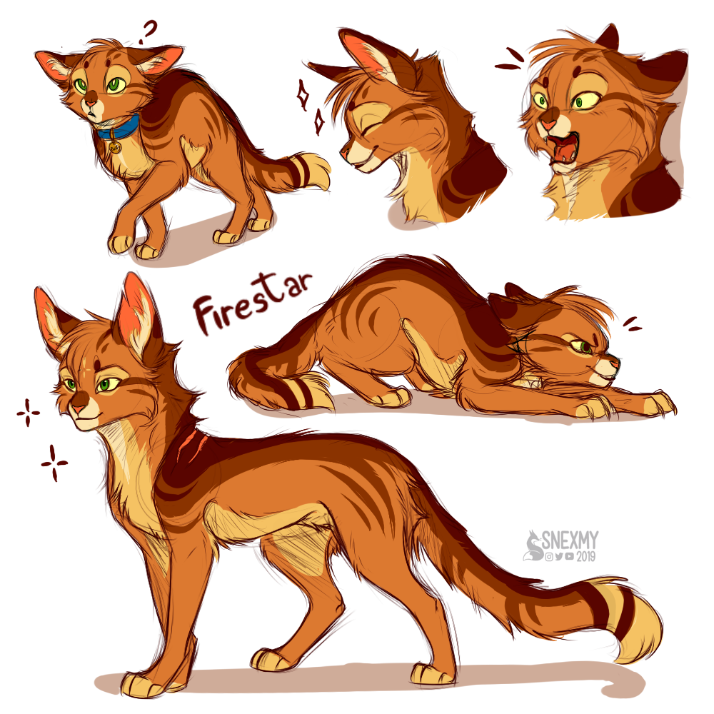 Firestar - Warrior Cats by SnexMy on DeviantArt