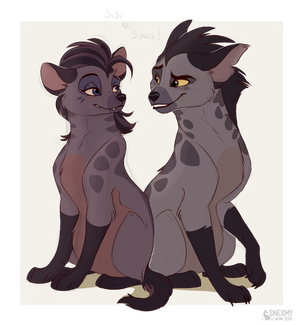 Fanart - Janja and Jasiri - The Lion Guard