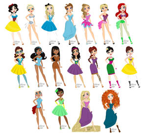 Pinup Disney Princesses