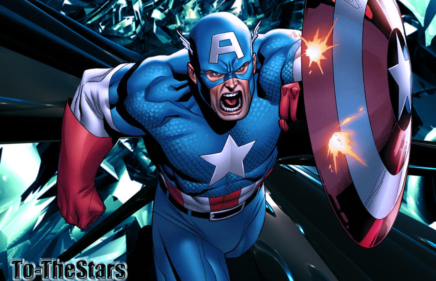 Marvel Comics Captain America Wallpaper By To Thestars On Deviantart