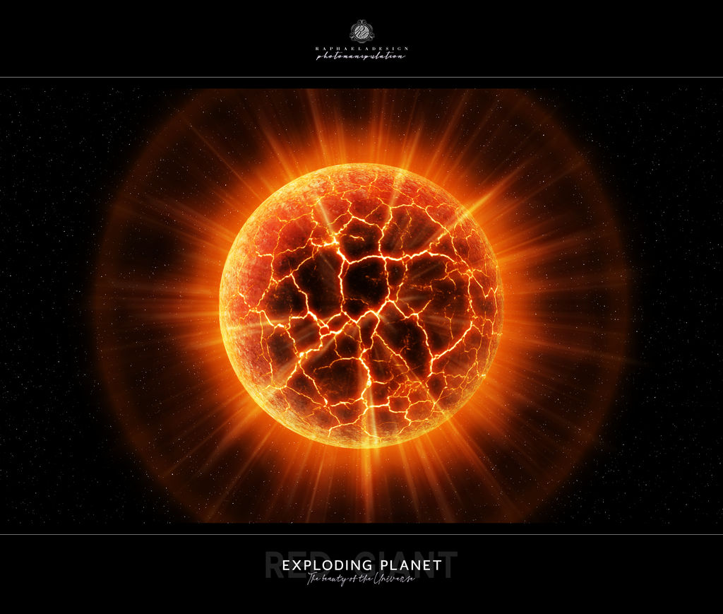 Exploding planet, The beauty of Universe by RaphaelaDesign on DeviantArt