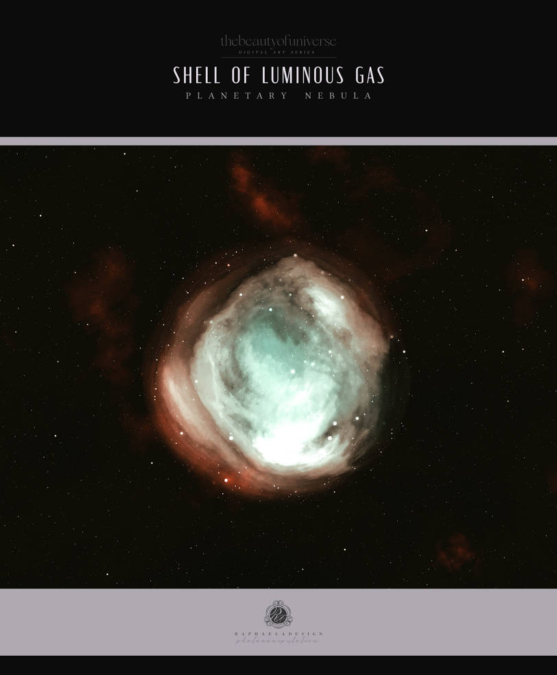 Shell of luminous gas, The beauty of Universe by RaphaelaDesign on ...