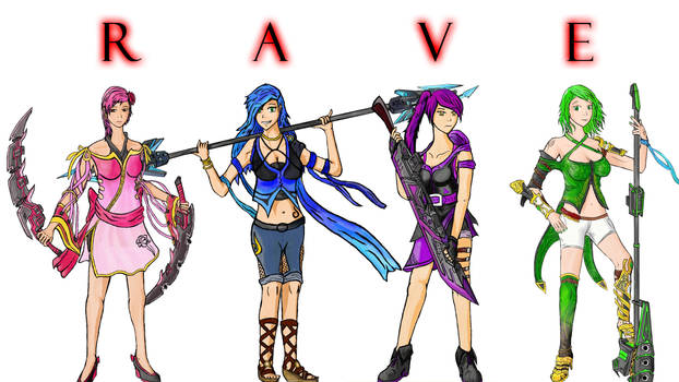 RWBY: Team RAVE- Together at last