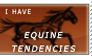 Equine Tendancies Stamp