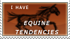 Equine Tendancies Stamp