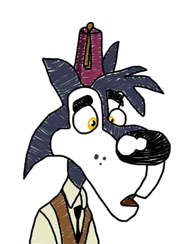 Big Brain Wolf Becomes Happy (Animated) by valkiriforce on DeviantArt