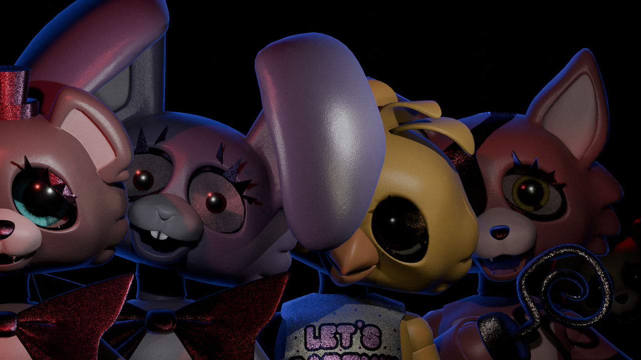 Hyper-Style Fnaf Model Pack RELEASE! (Blender 4.1) by wackothedog on ...