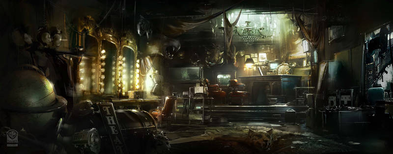 Batman Arkham Origins Penguin Office.