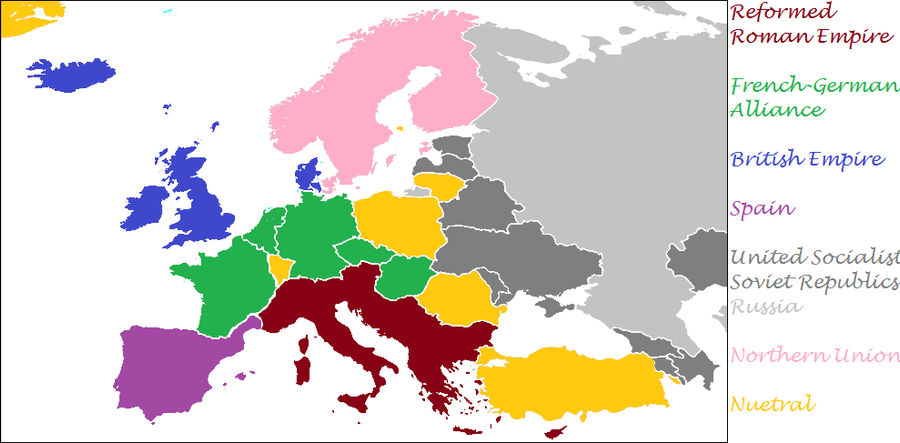 Europe Alt. History Map by Mister-Ed-Fan on DeviantArt
