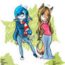 foxy and somy friends ll