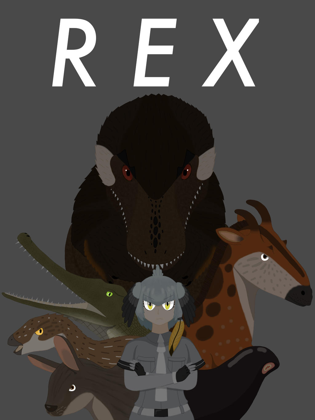 Rex Rescue Grey Rwi REX (Gray Version) by TroodonVet on DeviantArt