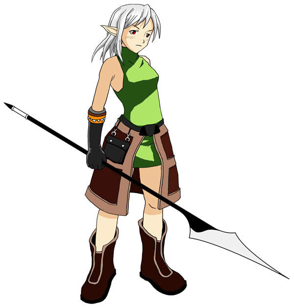 Elfin Lancer colored by WindHydra on DeviantArt