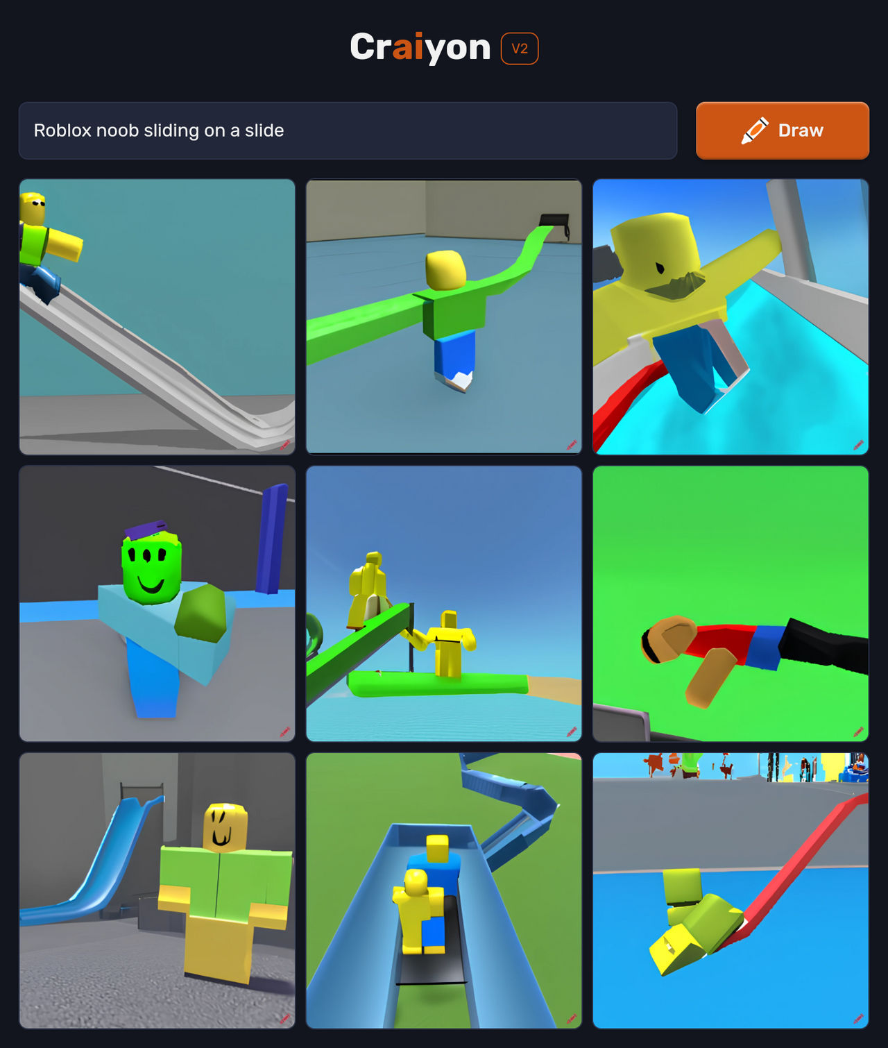 AI Art Generator: A roblox icon for a story game, a noob in the