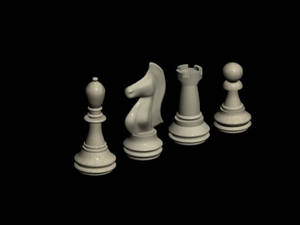 Test chess pieces