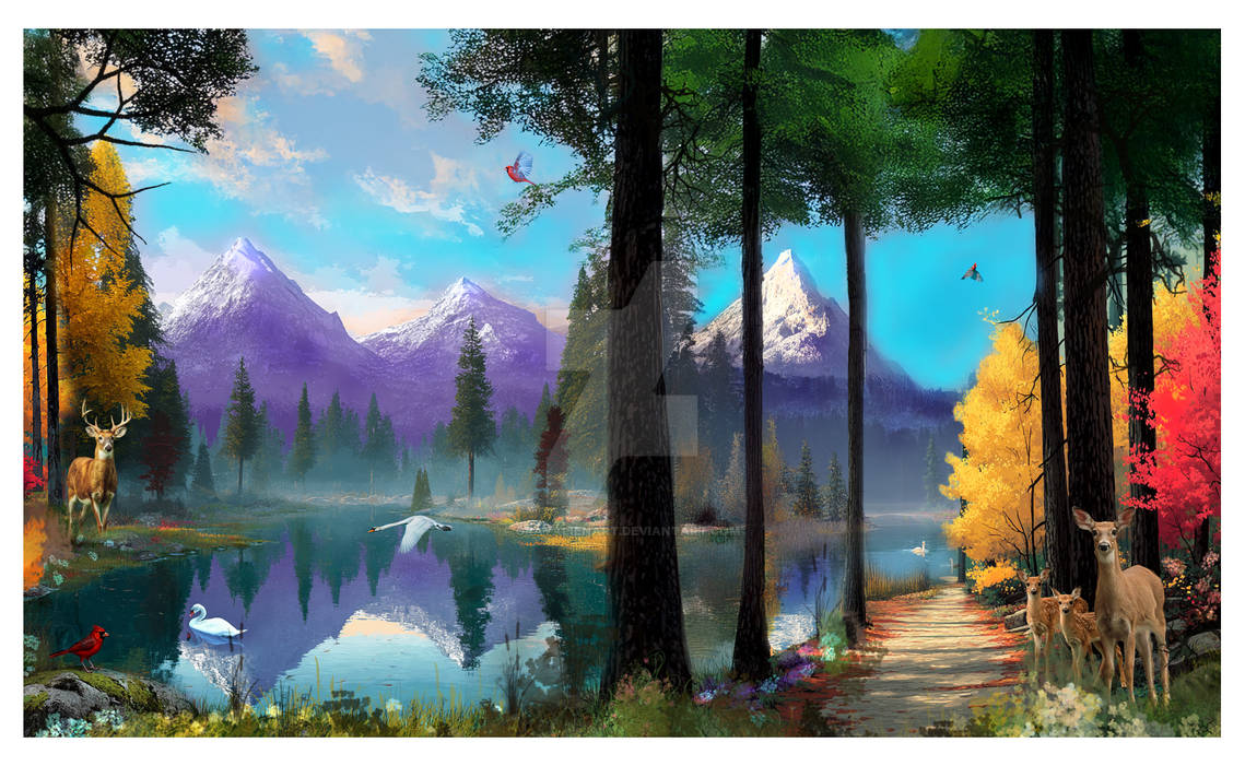 Path of Reflection by GrayAlienArt on DeviantArt